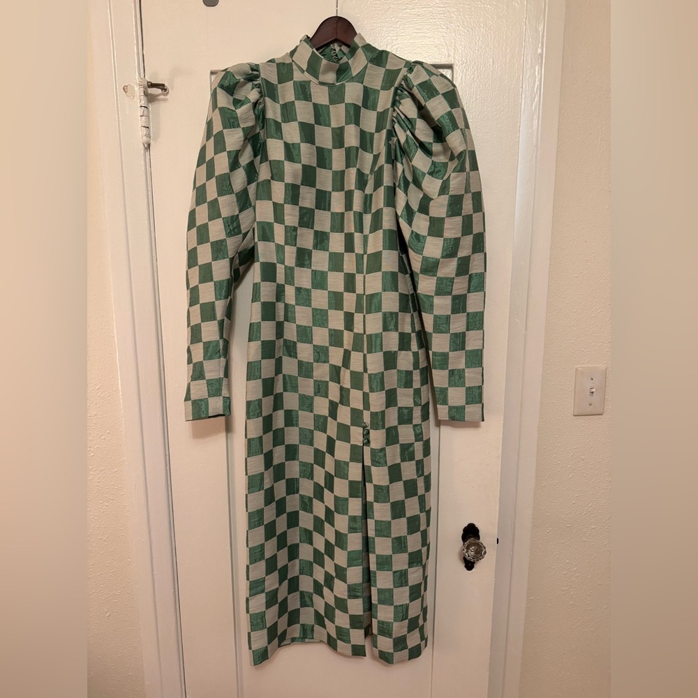 Rotate Birger Christensen Checkered Dress Size 6